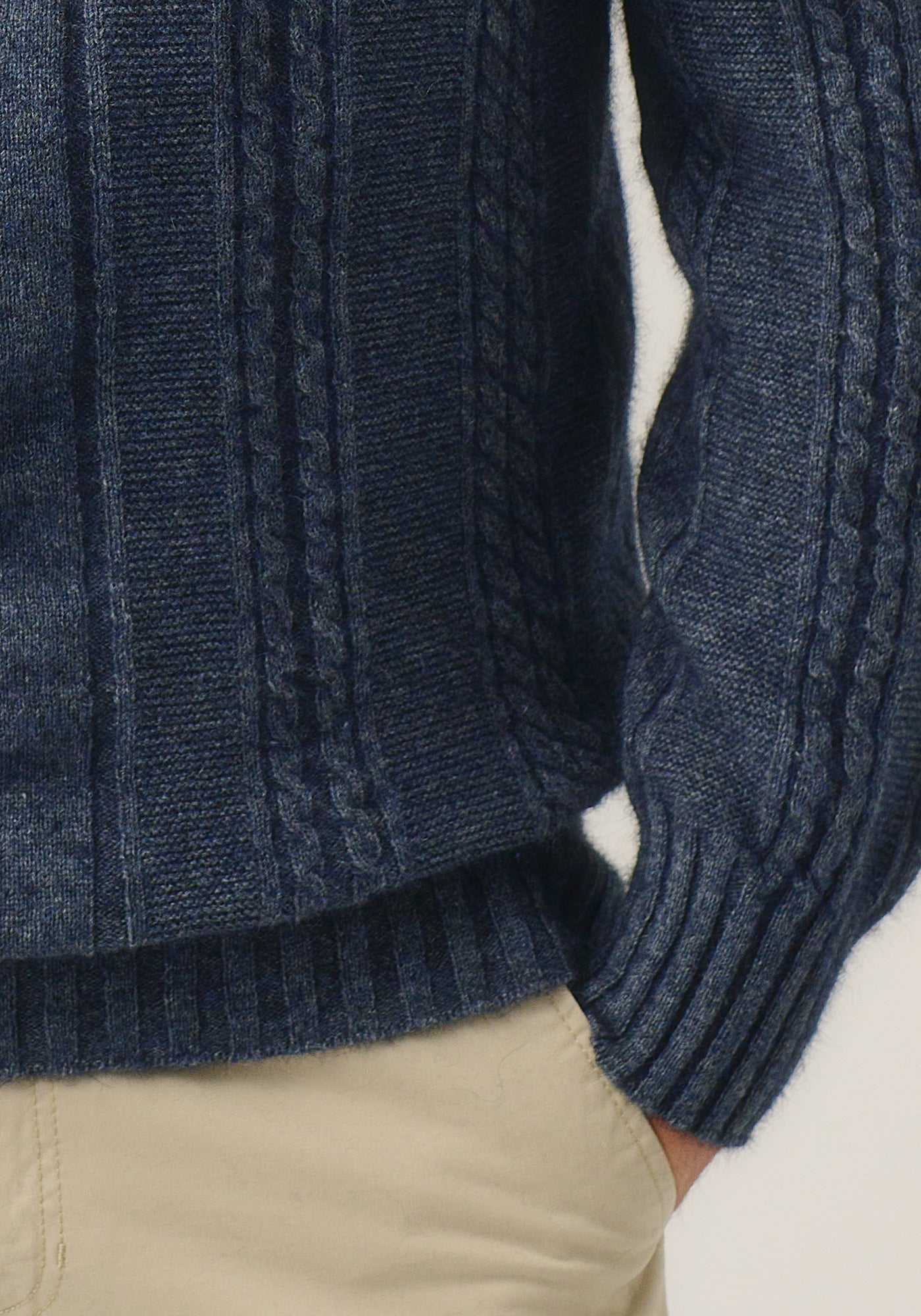 Henry Half Zip | Cable Knit Half Zip Sweater | NZ Made Merino