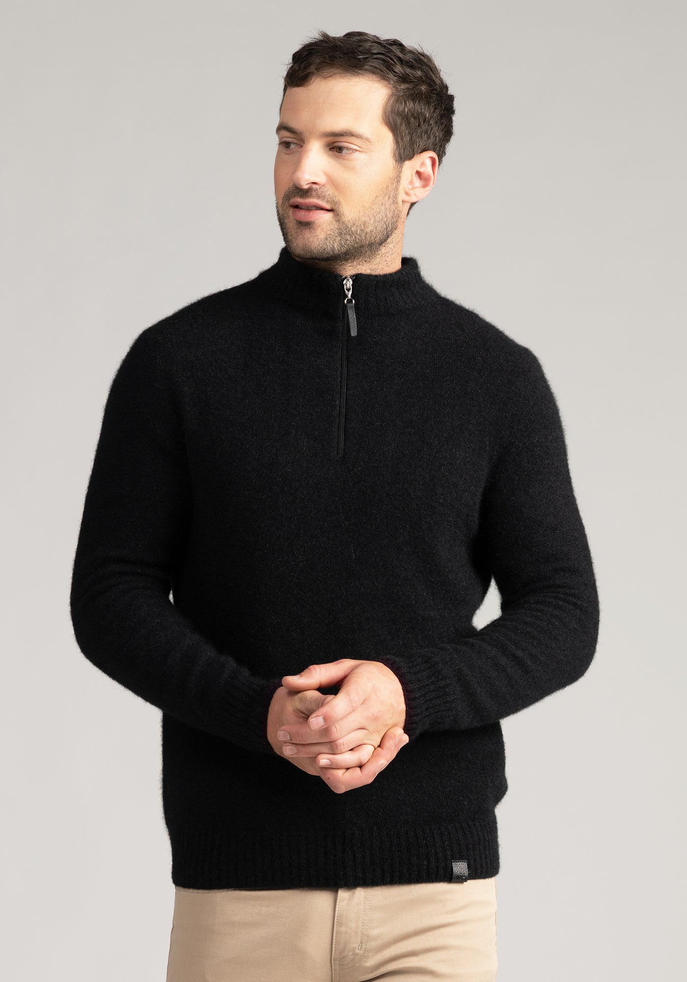 Half Zip With Stripes Merinomink NZ